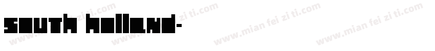 South Holland字体转换